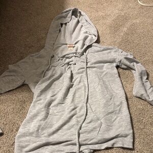 Mossimo Supply Co. Light Gray Hoodie